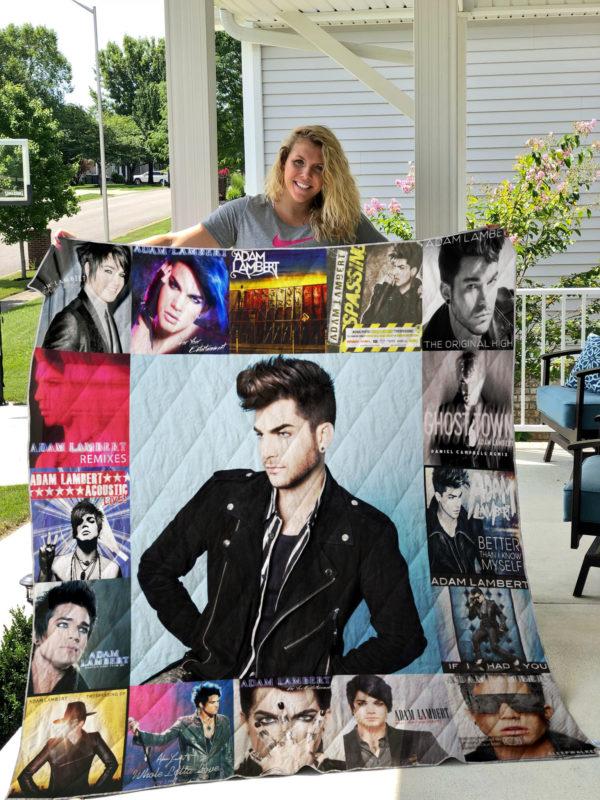 Adam Lambert Quilt Blanket Bedding Set for Home Décor