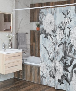 Add A Groovy Touch To Your Bathroom With Our 60's 70's Retro Shower Curtain