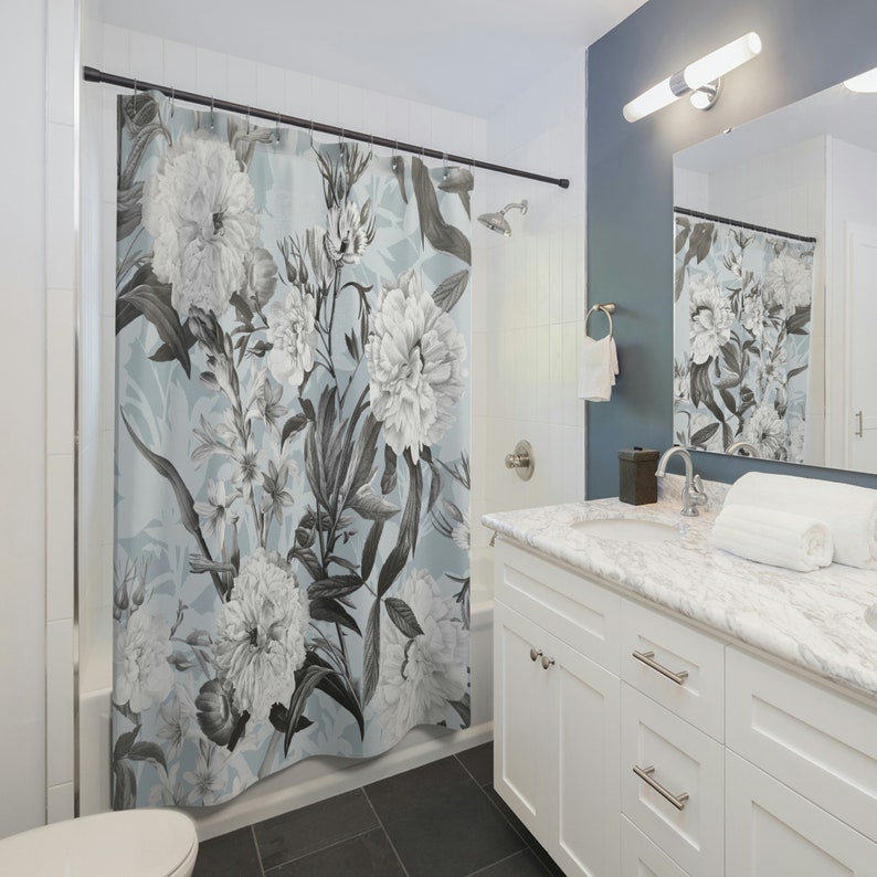 Add A Groovy Touch To Your Bathroom With Our 60's 70's Retro Shower Curtain - Image 3
