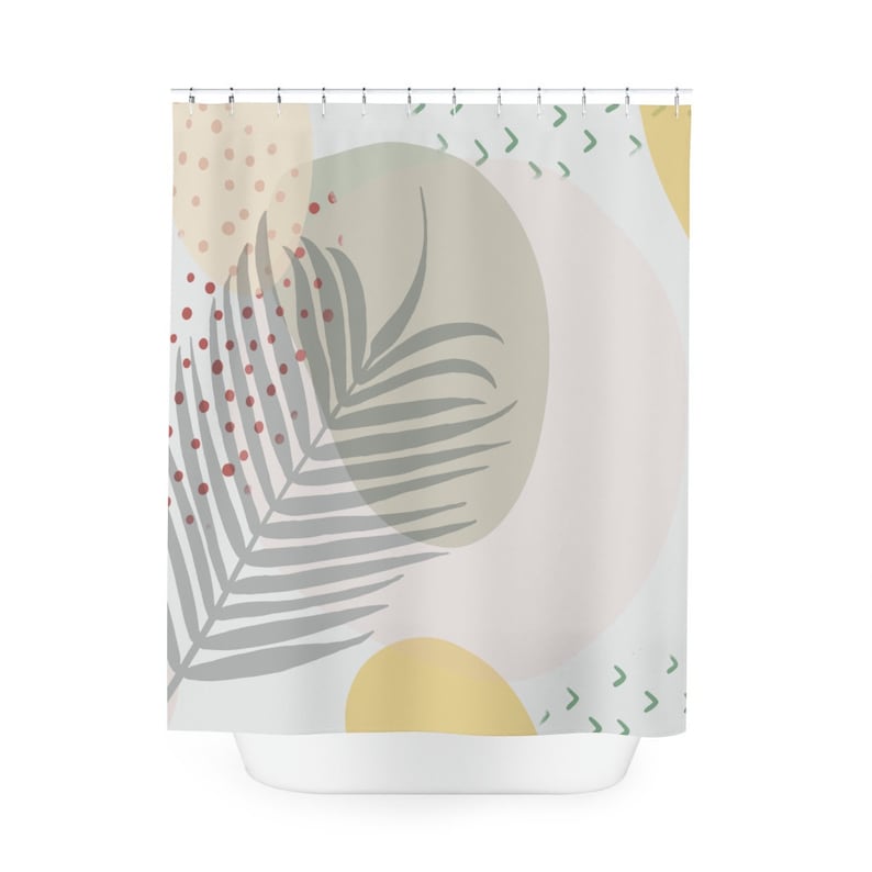 Add A Touch Of Boho To Your Bathroom With Our Tropical Shower Curtain - Image 3