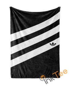 Adidas Limited Edition Sherpa Fleece Blanket Gifts for Family, for Couple