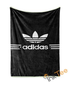 Adidas Sherpa Fleece Blanket Gifts for Family, for Couple
