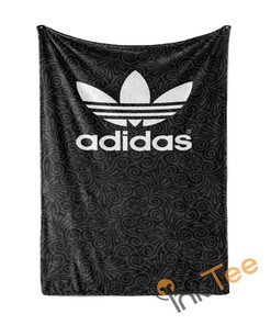 Adidas Sherpa Fleece Blanket Gifts for Family, for Couple Gift