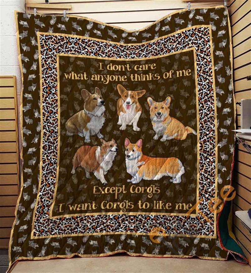 Adorable Personalized Corgi 09 Quilt Blanket Bedding Set for Dog Lovers