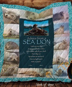 Advice From A Sea Lion Quilt Blanket Bedding Set