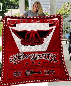 Aerosmith Nebraska Cornhuskers Quilt Blanket Bedding Set