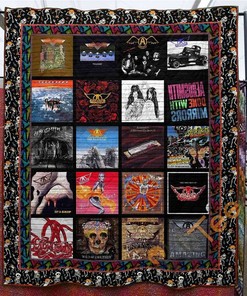 Aerosmith Quilt Blanket Bedding Set