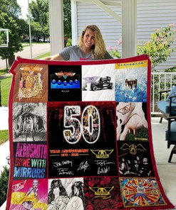 Aerosmith  Years Of 10-2020 For Fans Quilt Blanket Bedding Set