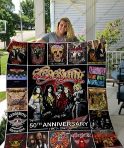 Aerosmith th Anniversary Quilt Blanket Bedding Set