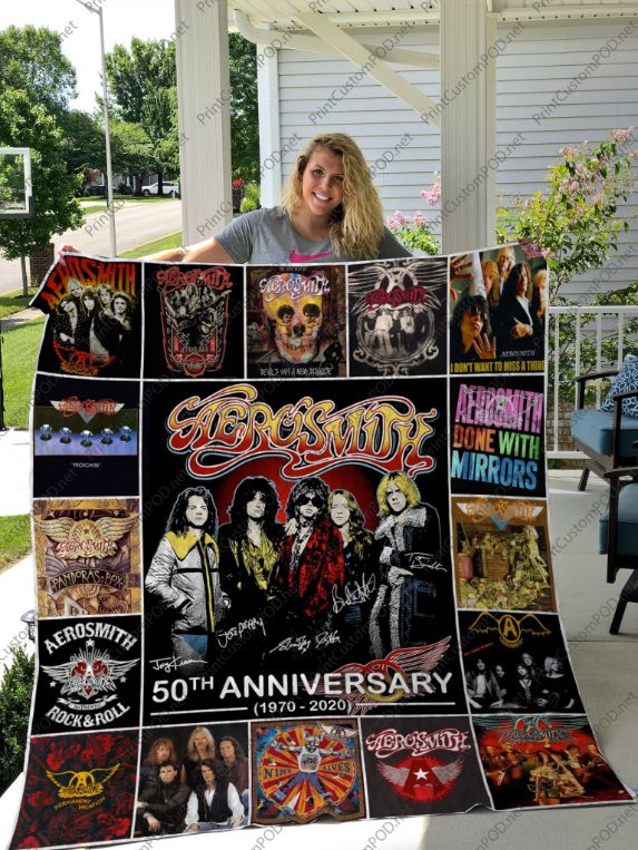 Aerosmith th Anniversary Quilt Blanket Bedding Set