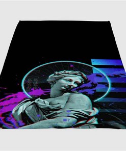 Aesthetic Hypebeast Sherpa Fleece Blanket Gifts for Family, for Couple