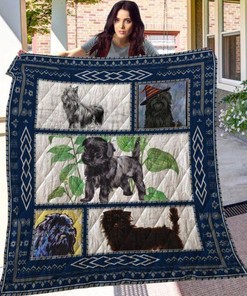 Affenpinscher Quilt Blanket Bedding Set for Home Décor