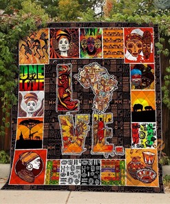 Africa Love Quilt Blanket Bedding Set