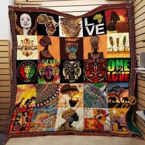 African Culture 02 Quilt Blanket Bedding Set