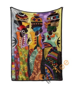 African Limited Edition Sherpa Fleece Blanket Gifts for Family, for Couple
