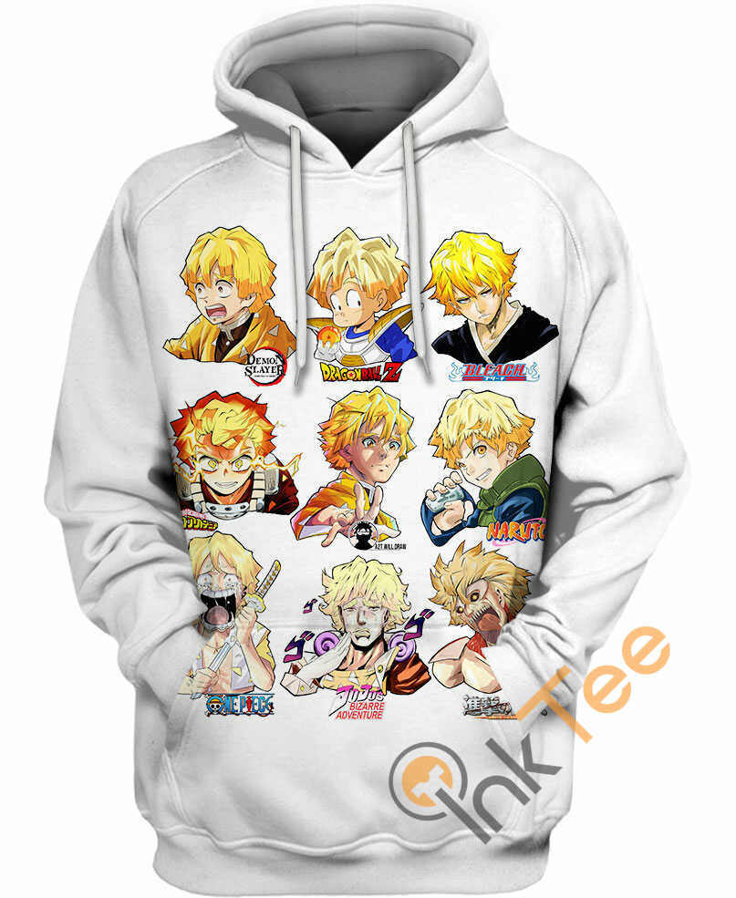 Agatsuma Zenitsu Hoodie 3D
