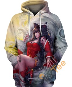 Ahri The Nine-tailed Fox Hoodie 3D