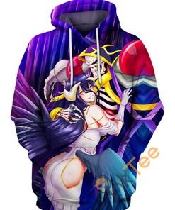 Ainz And Albedo Hoodie 3D