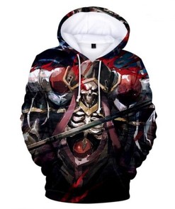 Ainz Ooal Gown Overlord Japanese 3D Zip Hoodie