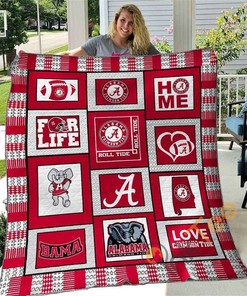 Alabama Crimson Tide 1 Quilt Blanket Bedding Set