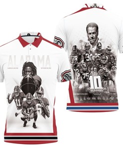Alabama Crimson Tide 10 Seasons Nick Saban Decade Of Dominance Polo Shirt All Over Print Shirt 3d T-shirt