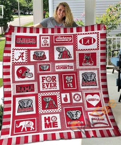 Alabama Crimson Tide 2 Quilt Blanket Bedding Set