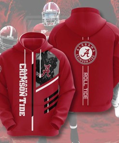 Alabama Crimson Tide Custom All Over Print Hoodie 3D 10