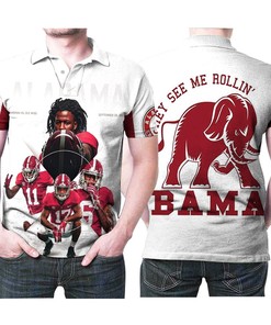 Alabama Crimson Tide Football University National Champions 3d Designed Allover Gift For Alabama Fans Polo Shirt All Over Print Shirt 3d T-shirt