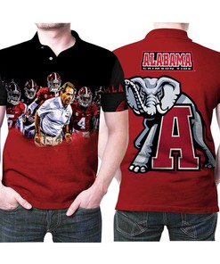 Alabama Crimson Tide Great Players Football University 3d Designed Allover Gift For Alabama Fans Polo Shirt All Over Print Shirt 3d T-shirt