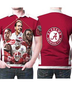 Alabama Crimson Tide National Champions Great Football Players 3d Designed Allover Gift For Alabama Fans 3 Polo Shirt All Over Print Shirt 3d T-shirt