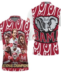 Alabama Crimson Tide National Champions Polo Shirt All Over Print Shirt 3d T-shirt