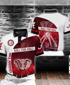 Alabama Crimson Tide Ncaa For Tide Fan Polo 3d Polo Model All Over Print Shirt 3d T-shirt