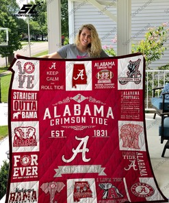 Alabama Crimson Tide Quilt Blanket Bedding Set for Home Décor