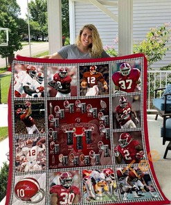 Alabama Legends Quilt Blanket Bedding Set With Pilliwcases Option For Picnic Or Home Decor
