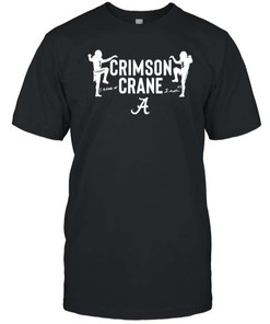 Alabama Licensed Jameson Williams And John Metchie Iii Crimson Crane T-Shirt