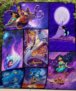 Aladdin One Thousand and One Nights Quilt Blanket Bedding Set ALD01