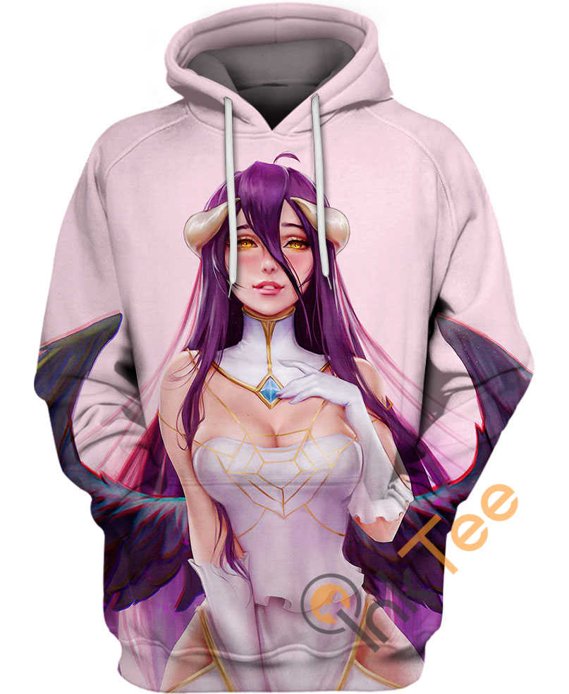 Albedo Angel Overlord Hoodie 3D