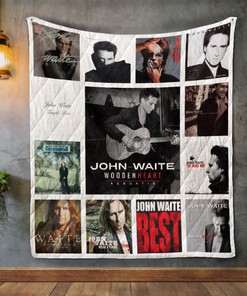 Album Covers John Waite Quilt Blanket