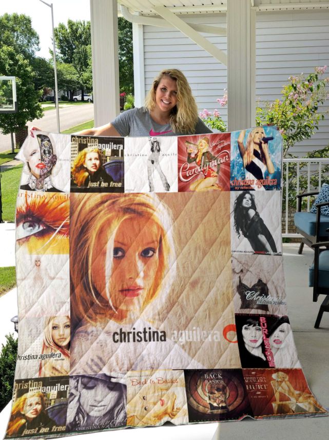 Albums For Fans Collected Christina Aguilera Quilt Blanket Bedding Set