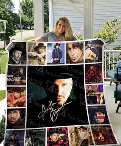 Albums Garth Brooks Vintage Quilt Blanket Bedding Set