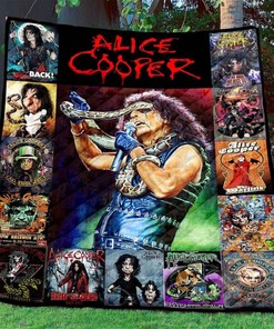 Alice Cooper Quilt Blanket Bedding Set