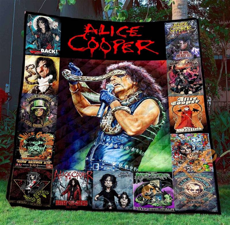 Alice Cooper Quilt Blanket Bedding Set