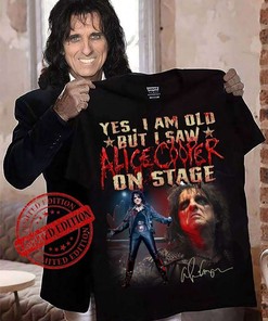 Alice Cooper Signature The Godfather Of Rock Fan Unisex T-Shirt