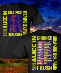 Alice In Chains Music Summer Ace Frehley World Tour 2022 T-Shirt