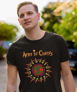 Alice In Chains New Aic Sun Logo American Rock Band Music Lovers T-Shirt