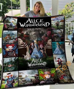 Alice In Wonderland Quilt Blanket Bedding Set Gifts For Lover