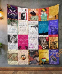 Alice Walker Books Quilt Blanket Bedding Set