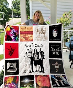 Alice in Chains Quilt Blanket Bedding Set for Home Décor