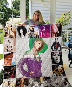 Alicia Keys Quilt Blanket Bedding Set With Pillow Case Option