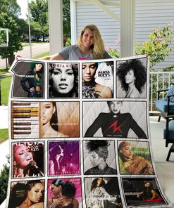 Alicia Keys Quilt Blanket Bedding Set for Home Décor